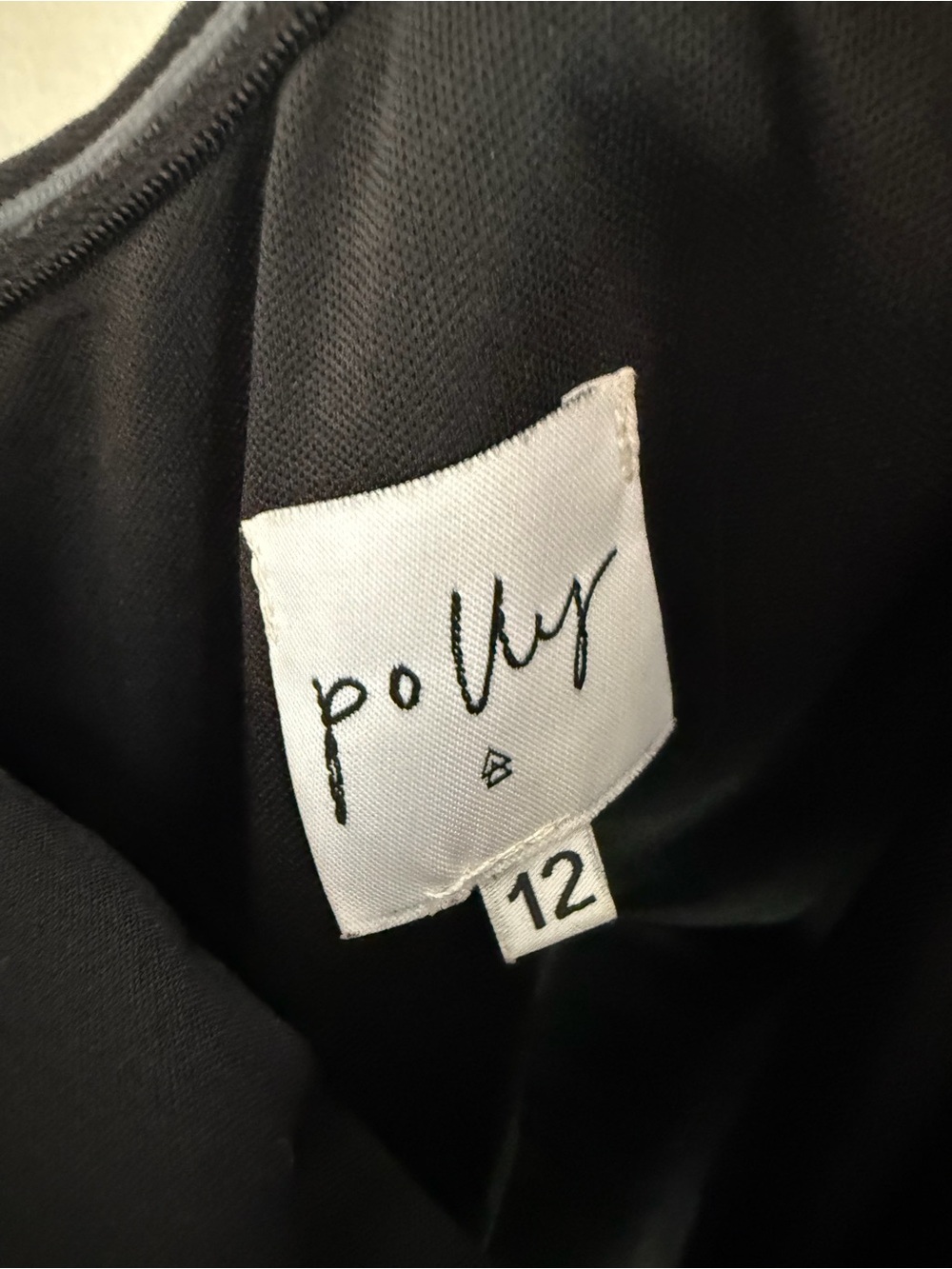Black Strapless Mini Dress princess polly tube‎ top dress size 12 - Picture 2 of 3